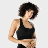 SQUATWOLF Zip Up Sports Bra Black - Rozmiar: M | Kolor: Czarny | Waga: 0,16 g | Opakowanie: 100 · záber 2