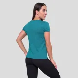 GymBeam Women‘s Strong Tomorrow T-shirt Blue - Rozmiar: XS | Kolor: Niebieski | Waga: 0,1 g · záber 3