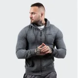 GymBeam Bluza Zipper Hoodie Grey Black - Rozmiar: M | Kolor: Szary | Waga: 0,53 g | Opakowanie: 25 · záber 1