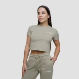 GymBeam Women‘s Agile Cropped T-shirt Sage · záber 4