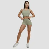 GymBeam Women‘s Agile Shorts Root - Rozmiar: XXL | Kolor: Zielony | Waga: 0,12 g · záber 5
