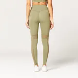 SQUATWOLF Mesh Insert Leggings Green - Rozmiar: L | Kolor: Zielony | Waga: 0,19 g | Opakowanie: 100 · záber 2