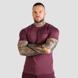 GymBeam Men‘s Fitted TRN T-shirt Eggplant - Rozmiar: S | Kolor: Fioletowy | Waga: 0,18 g | Opakowanie: 110 · záber 1