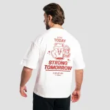 GymBeam Shaker Boxy T-shirt White · záber 2