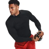 Under Armour Men‘s compression t-shirt HG Armour Comp Mock LS Black - Rozmiar: S | Kolor: Czarny | Waga: 0,137 g · záber 3