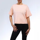 Champion Cropped T-shirt Peach - Rozmiar: M | Kolor: Pomarańczowy | Waga: 0,112 g · záber 1
