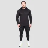 GymBeam Static Seamless Leggings Black - Rozmiar: L | Kolor: Czarny | Waga: 0,2 g | Opakowanie: 70 · záber 4