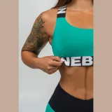 NEBBIA Medium support ICONIC Sports Bra Green - Rozmiar: XS | Vek: Dorośli | Waga: 0,085 g · záber 2