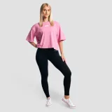 GymBeam Women‘s Girls Club Boxy T-shirt Pink - Rozmiar: S | Kolor: Różowy | Waga: 0,22 g | Opakowanie: 80 · záber 5