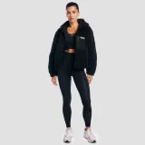 GymBeam Women‘s Sherpa Jacket Black - Rozmiar: XS | Kolor: Czarny | Waga: 0,8 g | Opakowanie: 14 · záber 4