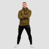 GymBeam Mikina Athlete Military Green Black · záber 2