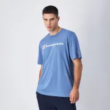 Champion Big Logo Jersey T-Shirt Blue - Rozmiar: L | Kolor: Niebieski | Waga: 0,17 g · záber 1