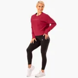 Ryderwear Damska bluza Motion Wine Red - Rozmiar: S | Pohlavie: Damskie | Vek: Dorośli | Waga: 0,39 g | Opakowanie: 25 · záber 5