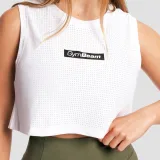 GymBeam Women‘s Combat Tank Top White - Rozmiar: XS | Kolor: Biały | Waga: 0,0689 g | Opakowanie: 205 · záber 2