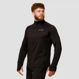 GymBeam Pulse 1/2 Zip Running Sweatshirt Black - Rozmiar: M | Kolor: Czarny | Waga: 0,26 g | Opakowanie: 45 · záber 1