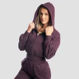 GymBeam Women‘s Base Zip Up Hoodie Eclipse - Rozmiar: XS | Kolor: Fioletowy | Waga: 0,58 g | Opakowanie: 30 · záber 5
