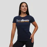 GymBeam Women‘s Grow T-shirt Navy - Rozmiar: S | Kolor: Niebieski | Waga: 0,198 g · záber 2