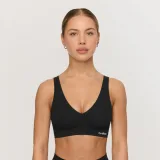 GymBeam Comfy Seamless Bra Black - Rozmiar: S | Kolor: Czarny | Waga: 0,0714 g | Opakowanie: 96 · záber 1