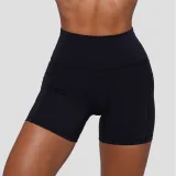 GymBeam Women‘s FIT Shorts Black - Rozmiar: XXL | Kolor: Czarny | Waga: 0,105 g | Opakowanie: 150 · záber 2