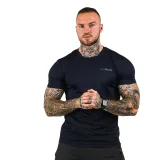 GymBeam Koszulka TRN Navy - Rozmiar: S | Vek: Dorośli | Waga: 0,13 g | Opakowanie: 10 · záber 4