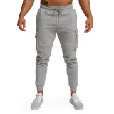 GymBeam Men‘s TRN Joggers Grey - Kolor: Szary | Waga: 0,679 g | Opakowanie: 34 · záber 5