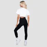 GymBeam Women‘s Thrive Cropped T-shirt White - Rozmiar: S | Kolor: Biały | Waga: 0,1485 g | Opakowanie: 37 · záber 5