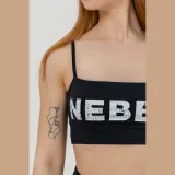 NEBBIA Bandeau Sports Bra Back Check Black - Rozmiar: M | Kolor: Czarny | Waga: 0,065 g | Opakowanie: 200 · záber 3