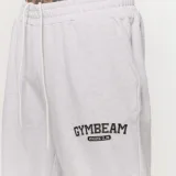 GymBeam Varsity Sweatpants Grey - Rozmiar: XXL | Kolor: Szary | Waga: 0,7264 g | Opakowanie: 16 · záber 4