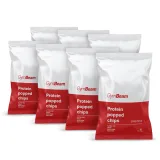 GymBeam Proteínové čipsy - Smak: Papryka | Waga: 0,28 g | Opakowanie: 7 x 40 g · záber 1
