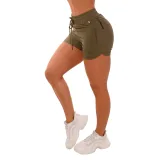 GymBeam Damskie Spodenki TRN olive - Rozmiar: M | Kolor: Zielony | Waga: 0,19 g | Opakowanie: 100 · záber 5
