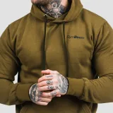 GymBeam Mikina Athlete Military Green Black · záber 4