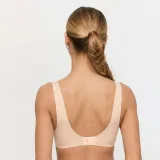 GymBeam Comfy Seamless Bra Beige - Rozmiar: L | Kolor: Béžová | Waga: 0,08 g | Opakowanie: 96 · záber 3