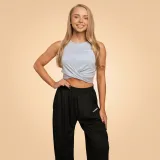 BeastPink Women‘s Breeze Cropped Top Dove - Rozmiar: XL | Kolor: Niebieski | Waga: 0,1471 g | Opakowanie: 90 · záber 5