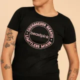 BeastPink Women‘s Serenity T-shirt Black · záber 2