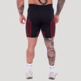 GymBeam OG1 Seamless Shorts Black/Red - Rozmiar: XXL | Kolor: Czarny | Waga: 0,195 g | Opakowanie: 105 · záber 4