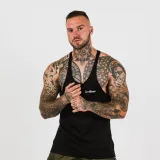 GymBeam Podkoszulek Stringer Black - Rozmiar: XL | Kolor: Czarny | Waga: 0,15 g | Opakowanie: 250 · záber 1