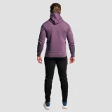 GymBeam Men’s Athlete Hoodie Obsidian - Rozmiar: S | Kolor: Fioletowy | Waga: 0,47 g | Opakowanie: 25 · záber 5