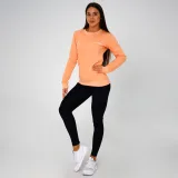 GymBeam Damska bluza Basic Powder Peach - Rozmiar: XS | Kolor: Pomarańczowy | Waga: 0,31 g | Opakowanie: 30 · záber 3