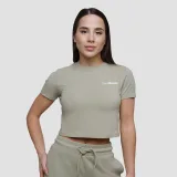GymBeam Women‘s Agile Cropped T-shirt Sage · záber 1
