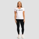 GymBeam Women‘s Fitness T-shirt White - Rozmiar: S | Kolor: Biały | Waga: 0,11 g · záber 5