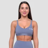 GymBeam Essence String Sports Bra Denim Blue - Rozmiar: XS | Kolor: Niebieski | Waga: 0,061 g | Opakowanie: 100 · záber 1