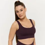 GymBeam Women‘s GymBabe Bralette Eclipse - Rozmiar: XS | Kolor: Fioletowy | Waga: 0,11 g | Opakowanie: 105 · záber 1