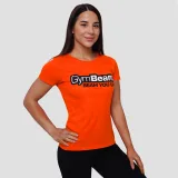 GymBeam Women‘s Beam T-shirt Orange - Rozmiar: XL | Kolor: Pomarańczowy | Waga: 0,15 g | Opakowanie: 50 · záber 3