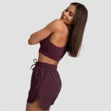 GymBeam Women‘s TRN Shorts Eggplant - Rozmiar: XS | Kolor: Fioletowy | Waga: 0,16 g | Opakowanie: 105 · záber 5