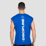 GymBeam Discipline Tanktop Blue - Rozmiar: XXL | Kolor: Niebieski | Waga: 0,2105 g | Opakowanie: 37 · záber 1