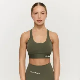 GymBeam Combat Sports Bra Olive Grey - Rozmiar: M | Kolor: Szary | Waga: 0,11 g | Opakowanie: 80 · záber 1