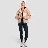 GymBeam Women‘s Sherpa Jacket Canyon - Rozmiar: XL | Kolor: Béžová | Waga: 0,92 g | Opakowanie: 14 · záber 5