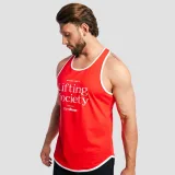 GymBeam Lifting Society Stringer Flame - Rozmiar: S | Kolor: Czerwony | Waga: 0,141 g | Opakowanie: 130 · záber 4