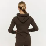 GymBeam Women‘s Limitless Zip Up Hoodie Espresso - Rozmiar: XS | Kolor: Brązowy | Waga: 0,4895 g | Opakowanie: 42 · záber 4