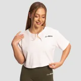 GymBeam Women‘s Limitless Cropped T-Shirt White - Rozmiar: S | Kolor: Biały | Waga: 0,1149 g | Opakowanie: 130 · záber 4